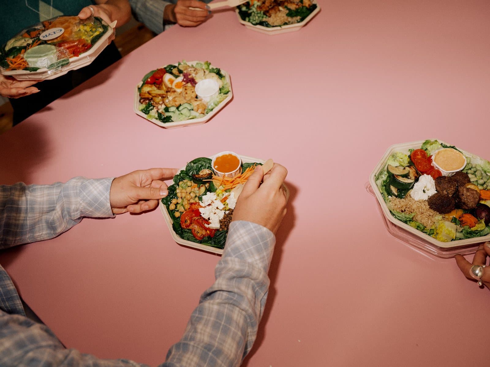 CLYR plates spread across a table
